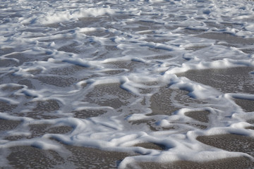 Netherlands. Storm along the coast of Scheveningen.