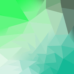 abstract background green with triangles.