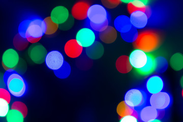 christmas lights background