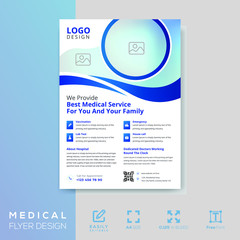 Medical flyer template