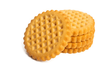 butter cookies isolated