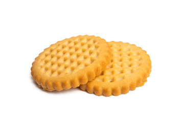 butter cookies isolated