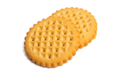 butter cookies isolated