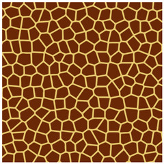 giraffe seamless repeat honeycomb pattern background