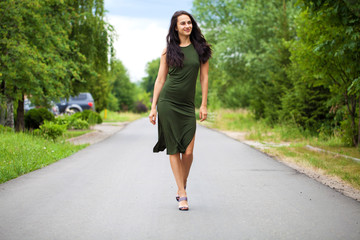 Portrait of beautiful young woman