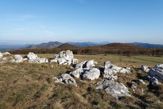 Slowenien - Istrien - Berg Slavnik - Wanderweg von Podgorje