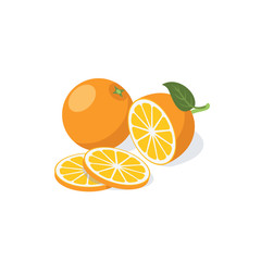 Orange. Vector 3d isometric, color web icon, new flat style. Creative illustration design, idea for infographics.