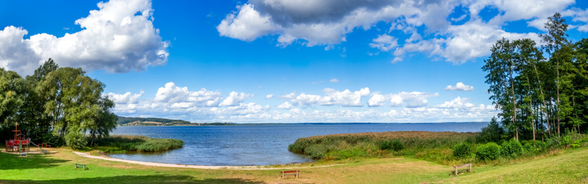 Kummerower See, Mecklenburgische Seenplatte, Deutschland	