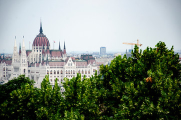 Obraz premium Views of the city of Budapest