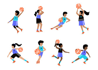 Fototapeta na wymiar Basketball vector illustration
