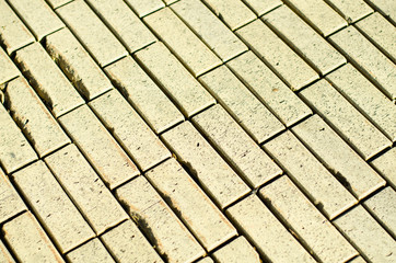 Stone tiles. The structure of the stone. Brickwork.