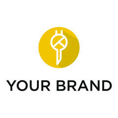 pass key icon logo design