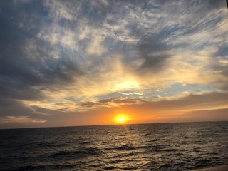 Obraz premium sunset over the sea