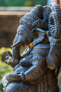 Traditionelle Ganesha-Elefantenfigur auf Bali, Indonesien