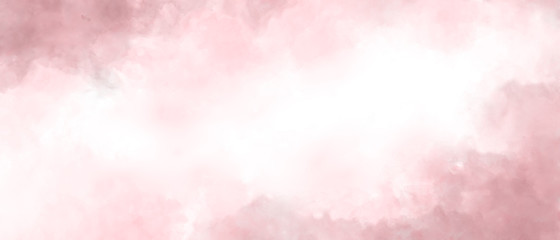 Pink color abstract watercolor background