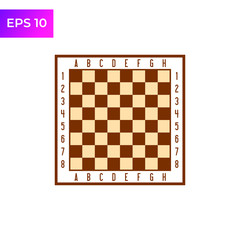 Chess board icon template color editable. Chess board symbol logo vector sign isolated on white background illustration for graphic and web design.