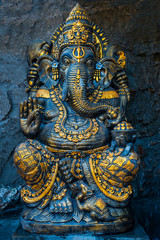 Traditionelle Ganesha-Elefantenfigur auf Bali, Indonesien