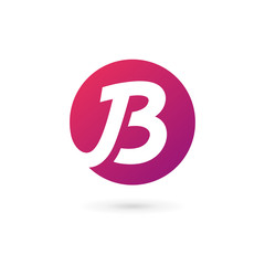 Letter B logo icon design template elements