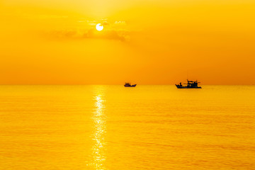 Panorama sea sunset ocean sunrise seascape