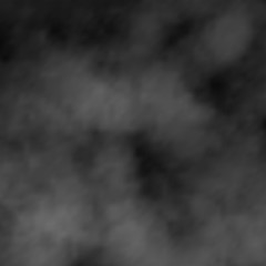 Clouds, white fog, smog on black background. Vector effect mist and smoke.