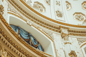 detail of ceiling of st pauls cathedral
