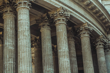 columns of cathedral