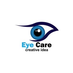 eye care logo icon design template