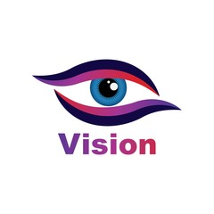 eye care logo icon design template