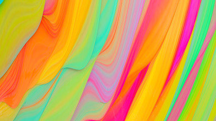 Obraz premium Abstract acrylic color liquid background. Multicolor background. Watercolor paint wave abstract background. Template for Childrens Events