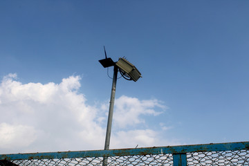 Obraz premium Solar System of Drip Irrigation Machine.