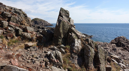 Felsen am Kullaberg in Schweden