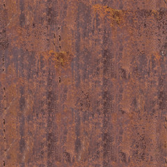 Seamless texture of rusty iron