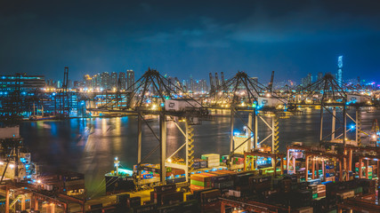 Sea Port Of Hong Kong