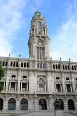 Fototapeta na wymiar mairie de la ville de Porto au Portugal