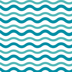 Blue wave pattern