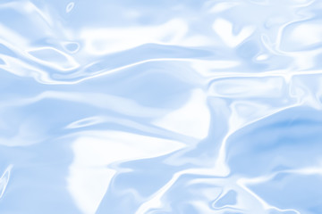 . Blue liquid shiny background.