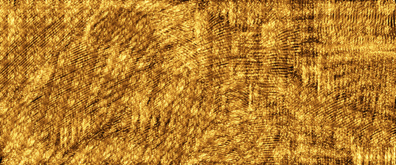 golden yellow and brown textured glittery rough paper with grungy metallic scratched texture for graphic design templates.