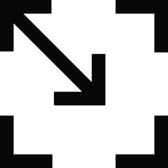 Scalability icon, vector line icon