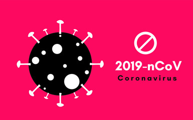 2019-nCoV Coronavirus icon pandemic illustration in vector.