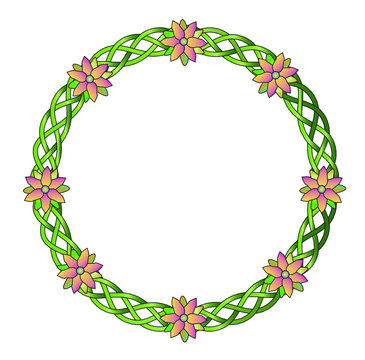 Celtic Flower Wreath