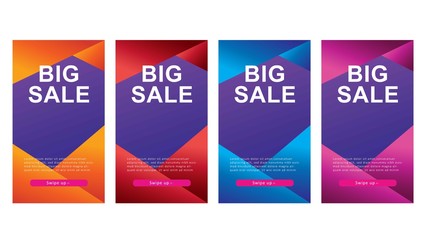 modern background design for big sale banners, sale banner template, background banners, modern vector design, creative concept, easy to edit and customize