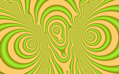 Fototapeta na wymiar Green yellow abstract background vector