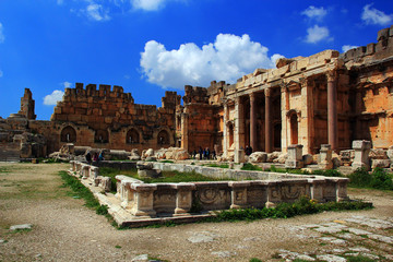 The ancient city of Baalbek in Lebanon