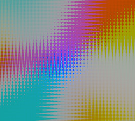 rhombus multi-colored bright background. 3d render