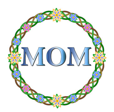 Celtic Flower Mom Wreath