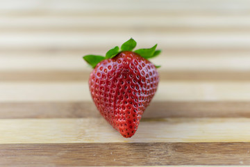 fresh red strawberries