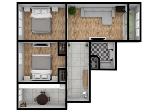 House plan 3d. 3d house plan. Floor plan. Intrior 3d