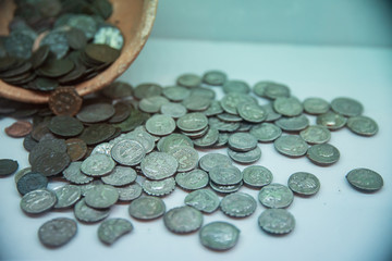 Roman money coins