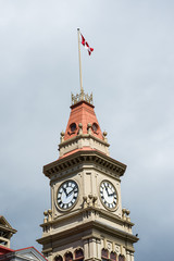 Obraz premium Clock Tower at City Hall in Victoria