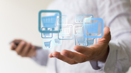 Shopping cart as part of the network in hand . The concept of Innovation in e-Commerce.